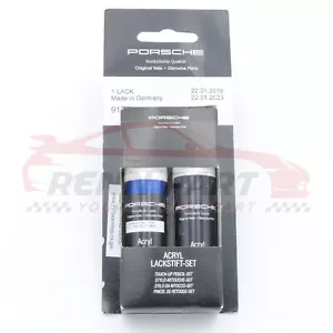 New Genuine Porsche Touch Up Paint PTS Aqua Blue Metallic Paint Code M5R - Picture 1 of 2