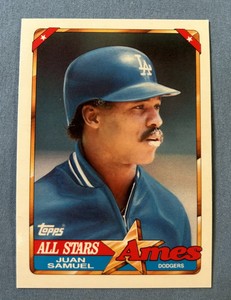 1990 Topps Ames All Stars Juan Samuel #25