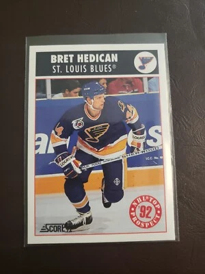 1992-93 Bret Hedican Rookie Score Hockey St. Louis Blues - Image 1 of 2