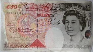 Rare Collectable Old Paper 1994 £50 Fifty Pound Series A... Bank of England Note - Picture 1 of 2