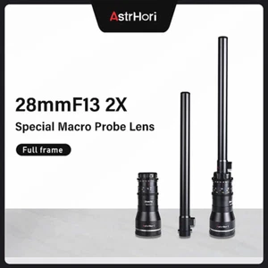 AstrHori 28mm F13 2X Macro Probe Full Frame Lens for Canon Nikon Sony Fuji Leica - Picture 1 of 12