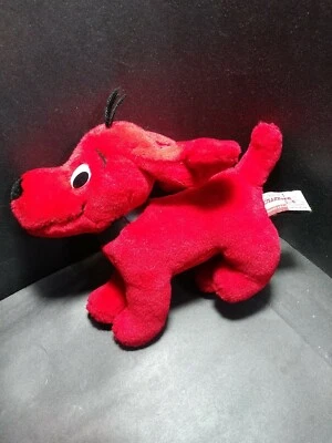 Muñeca de peluche Clifford the Big Red Dog Side Kicks 2002 juguete 8" escolástico Foto 1 de 4