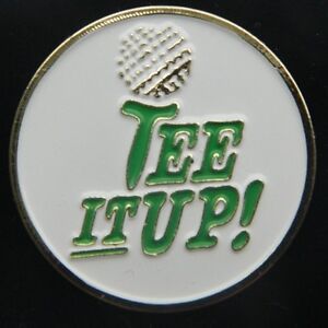 NEW "TEE IT UP" Magnetic Golf Ball Marker Superb Quality 