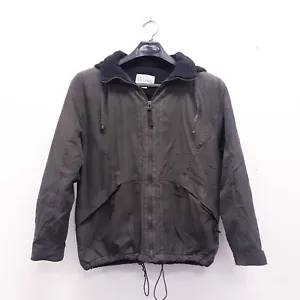 Basic Editions Jacket full Zip Sz L Hooded W Green with Pocket Womens - Picture 1 of 11