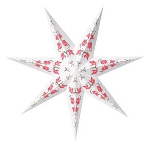 IKEA STRALA Star Light Pendant Table Lamp Shade Christmas Decoration Pink/White - Picture 1 of 5