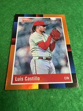 2022 Donruss Retro #253 Luis Castillo - Reds - Orange Foil - RETRO 1988 - LOOK!!