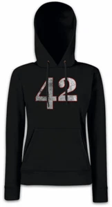 42 Damen Hoodie Kapuzenpullover The Hitchhiker's Fun Guide to the Answer Galaxy - Bild 1 von 1