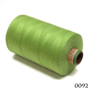 Amann 100% Polyester Core-Spun Sewing Thread Sabac 80 1000M Color 92 Lime Green - Picture 1 of 2