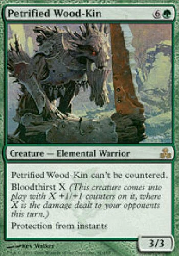 PETRIFIED WOOD-KIN X4 4 4X Guildpact MTG Magic the Gathering Cards DJMagic - Image 1 of 1