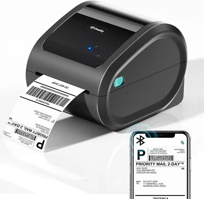 Bluetooth Thermal Label Printer 4x6 - D520BT Thermal Shipping Label Printer - Image 1 of 4