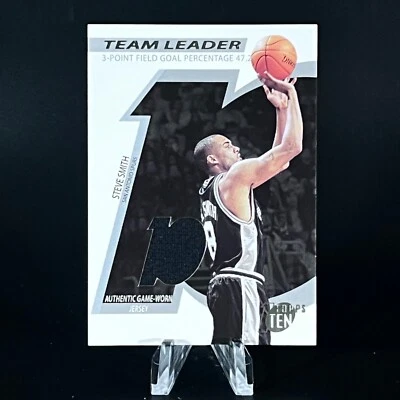 Steve Smith 2002-03 Topps Ten Team Leader Relics #TL-SS /1000 Spurs HOF LOOK!! - Image 1 of 2