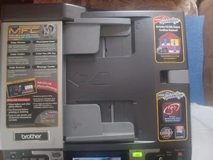 Brother MFC-885CW All-in-One Color Inkjet Printer Copier Scanner Fax Phone - Picture 1 of 9