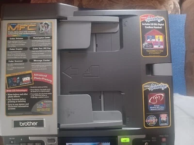 Brother MFC-885CW All-in-One Color Inkjet Printer Copier Scanner Fax Phone  - Image 1 of 4