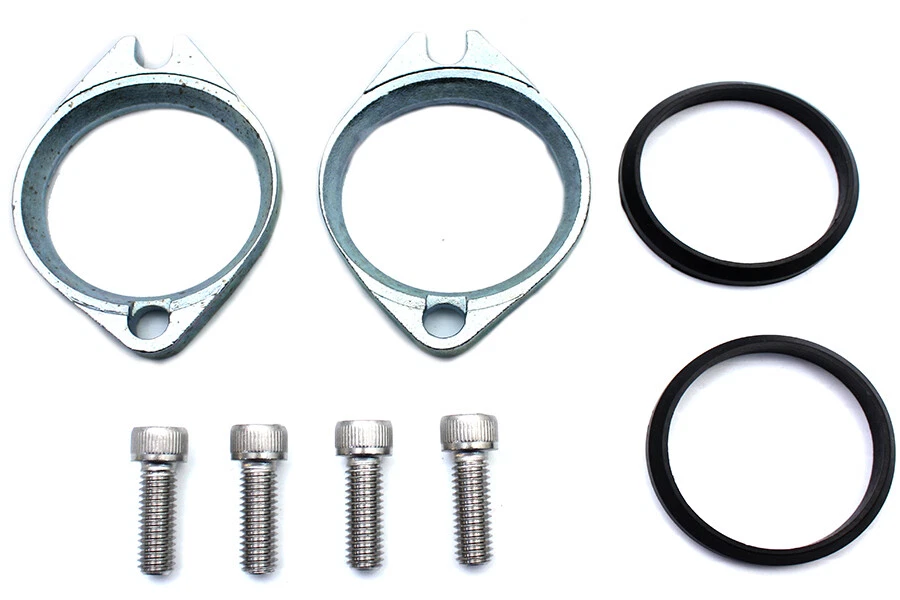 Kit de brida colector de admisión acabado natural para Harley Davidson Foto 1 de 1