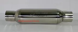 Jones Exhaust Turbine Muffler - 304 Stainless Steel - 4" In \ 26" Long - Picture 1 of 2