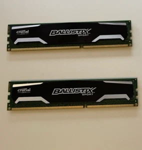 Crucial Ballistix Sport 16GB DDR3 RAM Kit (2x8GB) – BLS8G3D1609DS1S00.16FER - Bild 1 von 4