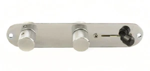 Precision Made Modern Telecaster Wiring Harness Plate and Knobs-Treble Bleed TB - Picture 1 of 4