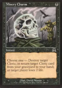 4X MISERY CHARM 158/350 ONSLAUGHT MTG MAGIC NM X4 (il tuo costruttore di mazzi) - Foto 1 di 1