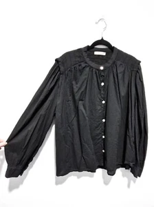 MAMAPAPA black super fab wide sleeves relaxed blouse one size NEW made in Italy - Foto 1 di 11