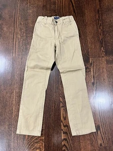 Boys Kids Children's Place Beige Chinos Khaki Slim Pants Size 8 S - Picture 1 of 7