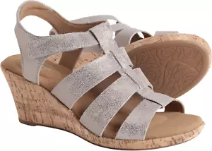 Rockport Briah New Gladiator Wedge Sandals - NEW Womens 7.5 Wide - #46444-CL2 - Picture 1 of 1
