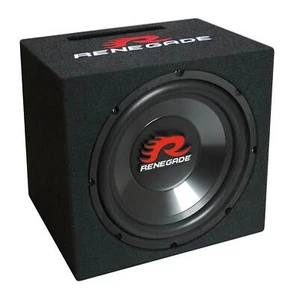 Renegade RXV1000 25 cm (10") Single-Bassreflex-System 500 Watt Auto Subwoofer - Bild 1 von 1