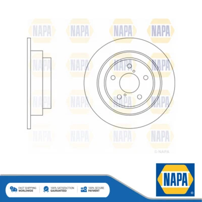 Se adapta a Subaru Impreza Forester 1.6 1.8 2.0 2.2 2.5 disco de freno trasero NAPA Foto 1 de 2