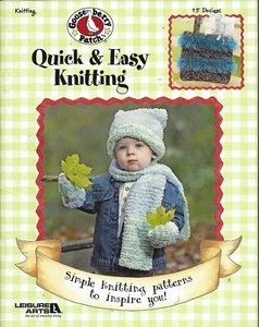GOOSEBERRY PATCH QUICK & EASY KNITTING ~ LEISURE ARTS - 15 designs - Picture 1 of 1