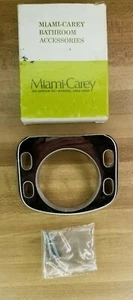 NOS Miami Carey Spartan #143 Chrome Bath tumbler/toothbrush holder wall mount - Picture 1 of 6