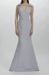 Amsale New GB219A Constsnce Faille Gown In Lilac Size 12 - Picture 1 of 19