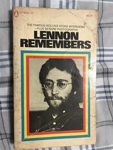 1971 John Lennon Remembers The Rolling Stone Interviews 59 Rare Photographs 1st - Picture 1 of 4