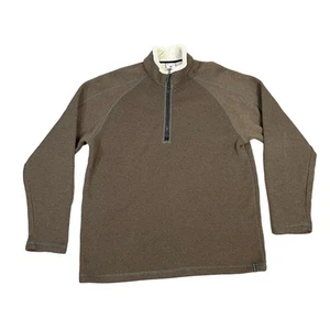 Columbia 1/4 Zip Long Sleeve Casual Cozy Pullover Sweater US Men's XL - Picture 1 of 8