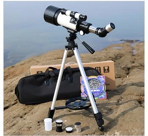 Portable 70mm Astronomical Refracter Telescope with Tripod And Finder Scope - Picture 1 of 1