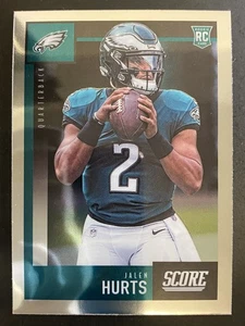 Jalen Hurts 2020 Panini Chronicles actualización de puntuación novato Philadelphia Eagles #457 - Imagen 1 de 2