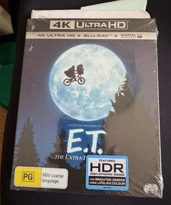 E.T. The Extra-Terrestrial - Lanzamiento Australiano Nuevo Precintado 4K Ultra HD Blu-Ray - Imagen 1 de 3