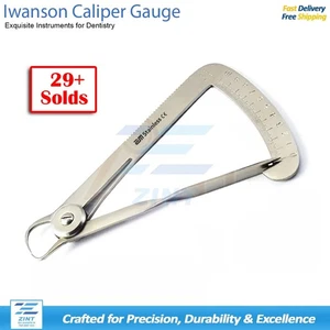 Iwanson Gauge Dental Crown Measuring Laboratory Spring Wax Caliper Lab Tool New - Picture 1 of 4