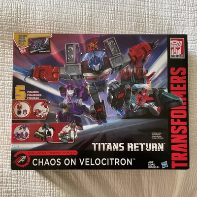 Transformers Titans Return Chaos on Velocitron 2016 nuevo sellado  Foto 1 de 4