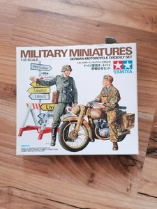 TAMIYA - 1:35 - German Motorcycle Orderly Set - gebaut & bemalt - built & painte - Bild 1 von 7