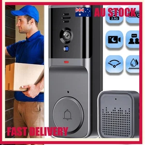 Smart Video Doorbell Camera & Intercom for Home Security Wireless System - Picture 1 of 12