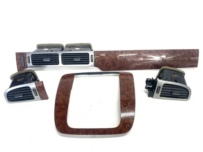 Juego de rejillas de ventilación Yukon Tahoe Suburban Avalanche Sierra 2007-2014 borde de tablero grano de madera Foto 1 de 4