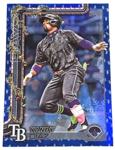 Vandy Diaz 2025 Topps Holiday Blue Holiday Lights H20 Parallel, H20 Base - Bild 1 von 3