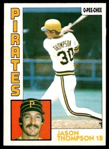 1984 O-Pee-Chee VTG OPC Baseball Jason Thompson Pittsburgh Pirates #355 - Picture 1 of 2