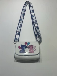 Stitch Handbag Crossbody White Small Kids Disney - Picture 1 of 6