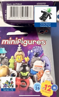 NUEVO Lego Serie 26 Minifiguras 71046 PLATILLO VOLADOR DISFRAZ VENTILADOR SELLADO Foto 1 de 4