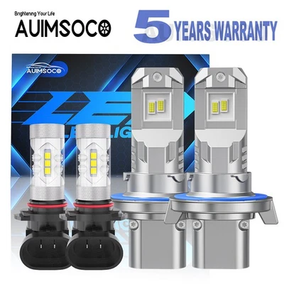 For Mercury Grand Marquis 2006 2007-2011 LED Headlight High Low Fog Light Bulbs - Image 1 of 4