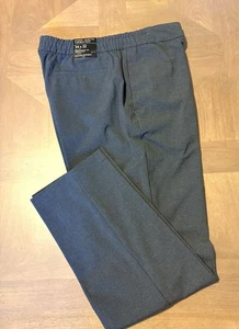 NWT Banana Republic Mason Athletic Dress Pant Elastic Waist Sz 34x30 Gray - Picture 1 of 11