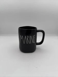 Rae Dunn Coffee Black Mug “Marine” Artisan Collection by Magenta - Picture 1 of 5