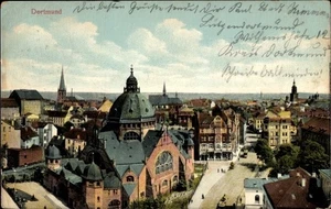 Judaika Ak Dortmund im Ruhrgebiet, Vogelschau, Synagoge - 3637449 - Picture 1 of 2