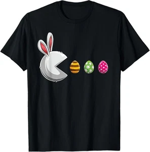 Happy Easter Day Bunny Egg Funny Boys Girls Kids Easter T-Shirt Hoodie - Picture 1 of 18