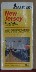 1989 Hagstrom Road Map of New Jersey - Bild 1 von 1